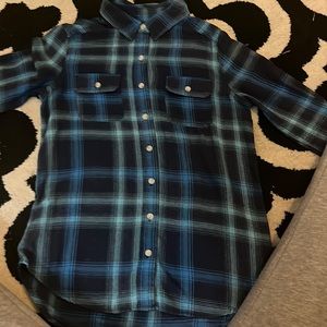 Cute blue flannel shirt